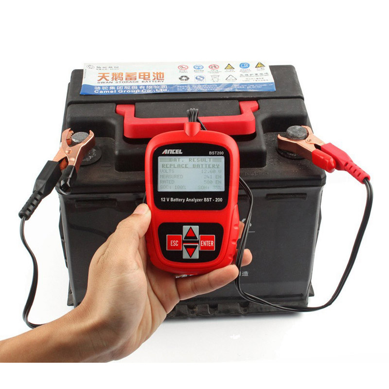 Probador De Batería ANCEL BA301 Para 12V Y 6V – Diagnóstico OBD, Prueba De Arranque Y Carga, Multifunción