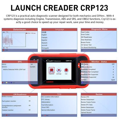 Escáner LAUNCH CRP123 - Imagen 6
