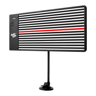 Placa reflectora de abolladuras con luz LED
