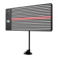 Placa reflectora de abolladuras con luz LED